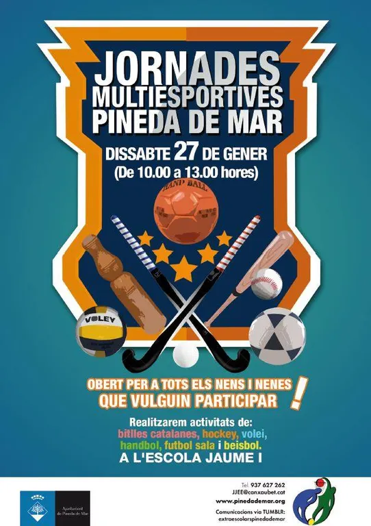 Jornada Multiesportiva per a tots els nens i nenes de 6 a 12 anys