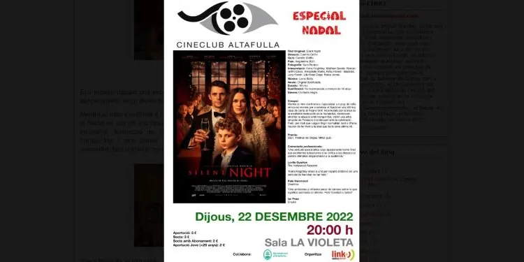 El Cineclub Altafulla Link proposa afrontar les festes amb humor negre i esperit nadalenc