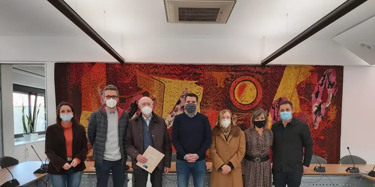 Acte de reconeixement a la Farmàcia Mir pel seu 50è aniversari