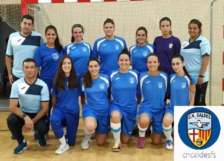 L'equip femení de futbol sala del CN Caldes es jugarà l'ascens a Primera demà a Saragossa
