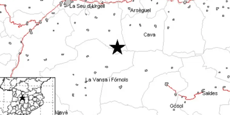 Nou terratrèmol a l’Alt Urgell, de magnitud 2,6