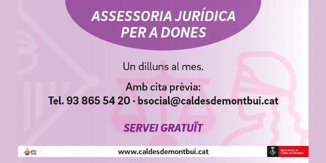 Una seixantena de dones s’han beneficiat del Servei d’Assessoria Jurídica municipal durant el 2022