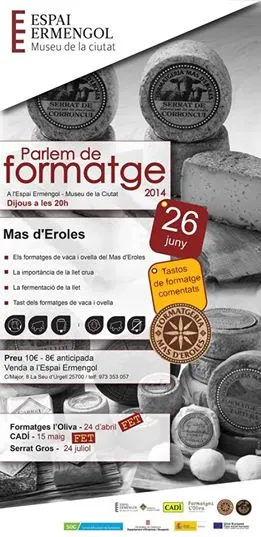 Mas d'Eroles, aquest dijous a 'Parlem de formatge'