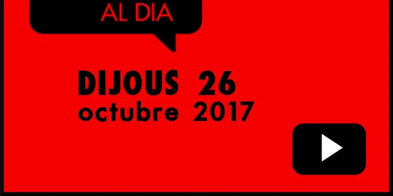 RUBÍ AL DIA dijous 26 OCTUBRE 2017