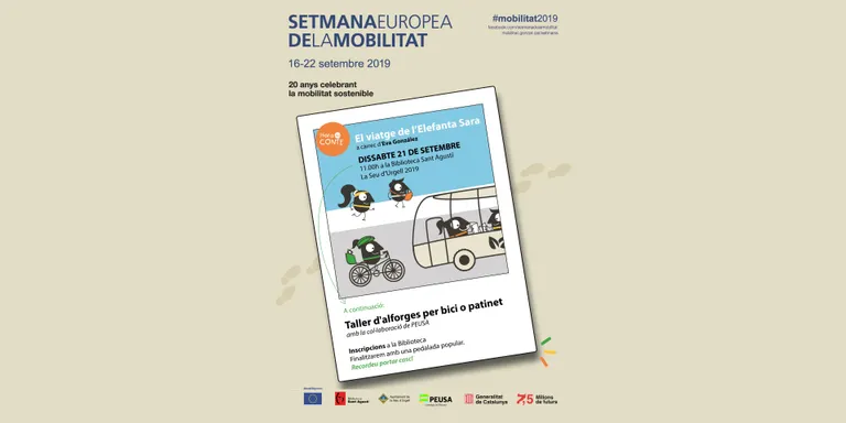 La Seu se suma a la Setmana Europea de la Mobilitat amb un taller d'alforges de cartró per a bicicletes i una pedalada popular