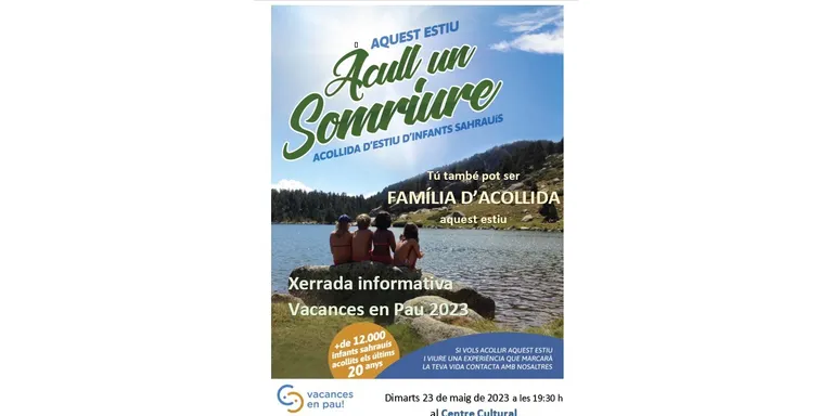 El Centre Cultural acollirà aquest dimarts una xerrada sobre l’acolliment d’infants sahrauís aquest estiu