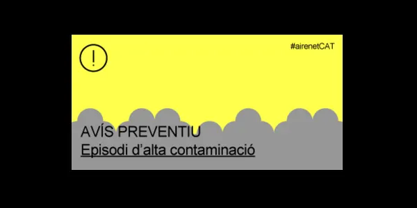 Acció Climàtica amplia l'avís preventiu per partícules al Prepirineu