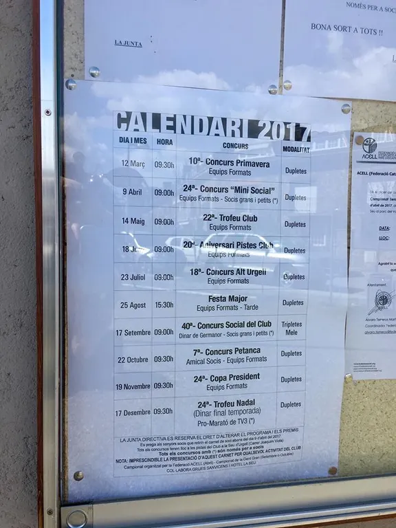 El Club Petanca Seu inicia la temporada amb el 10è Concurs Primavera
