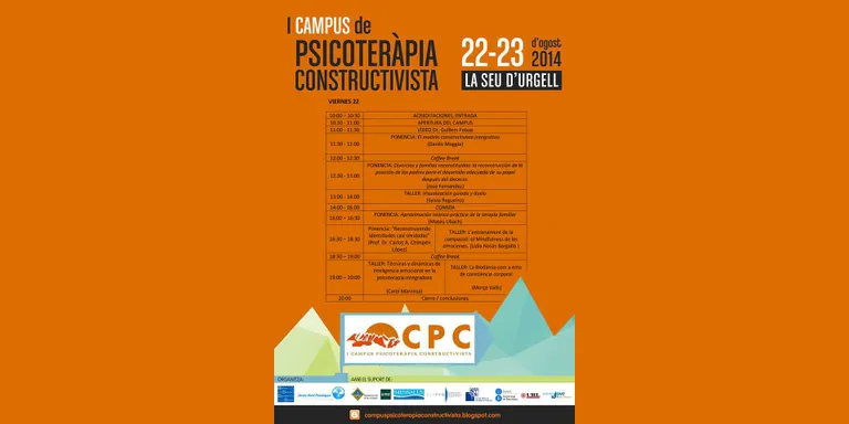 Tot a punt per al primer Campus de Psicoteràpia Constructivista a la Seu