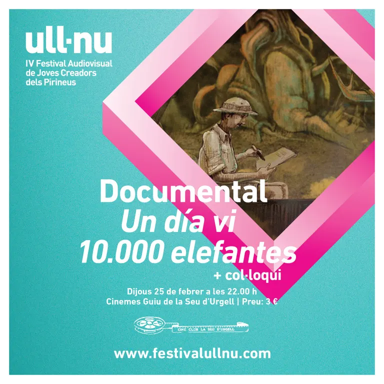 'Un día vi 10.000 elefantes', nova proposta de CineClub de la Seu