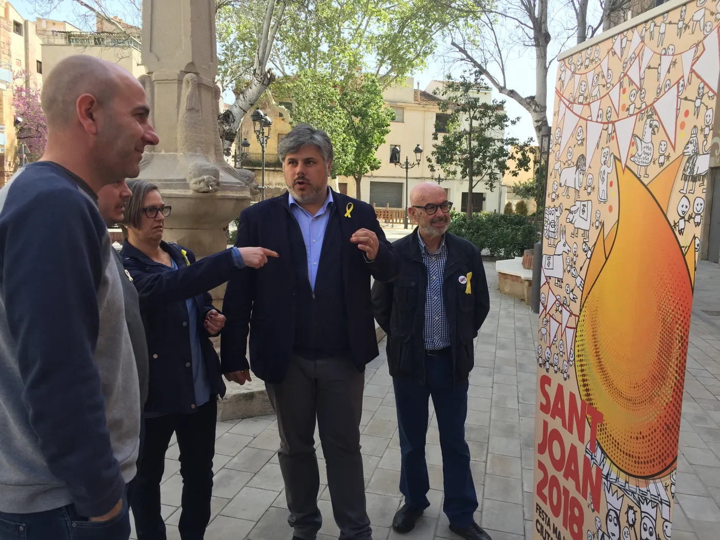 Carles Cubos presenta la imatge de la Festa Major de Sant Joan de Valls 2018