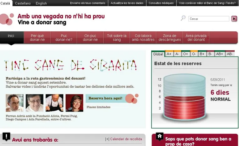 Nova campanya de donació de sang a la Seu d'Urgell