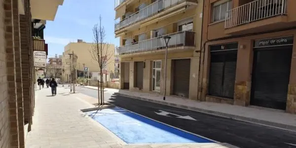 Finalitza el gruix de les obres del carrer Filadors de Torredembarra