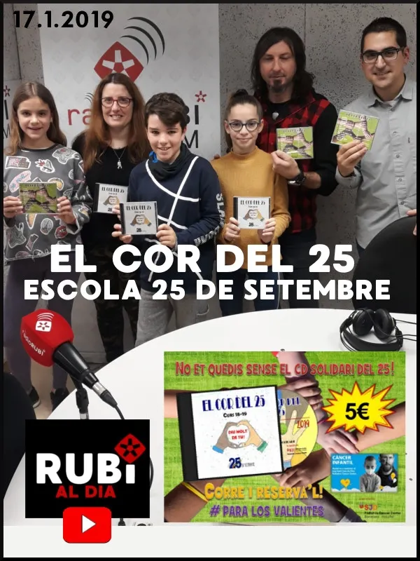 ESCOLA 25 DE SETEMBRE - CD Solidari: 'El Cor del 25. Diu molt de tu!'