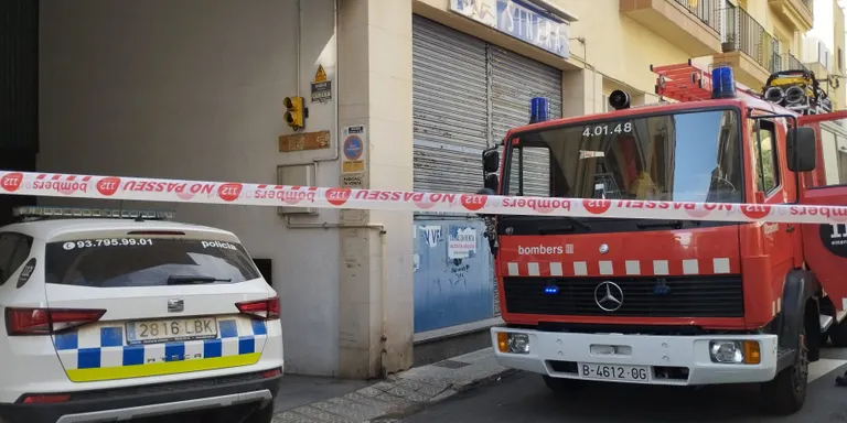 Petit incendi en un habitatge del carrer Sant Gabriel