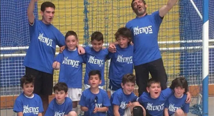 L'equip ha guanyat la primera i segona lliga (foto: Futsal Arenys)