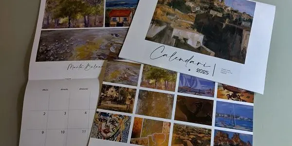 L’Ajuntament d’Altafulla edita el calendari 2025 amb imatges de la seva col·lecció artística