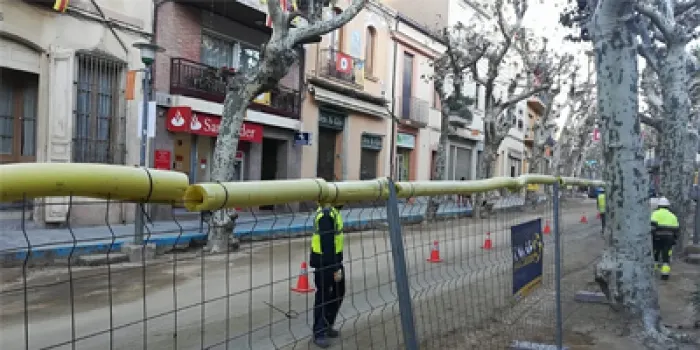 Comencen les obres d’urbanització d'un nou tram de la riera d'Arenys de Munt