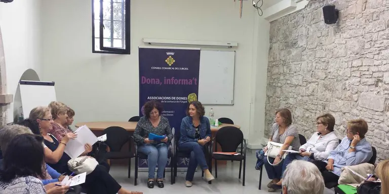 Reunió de les associacions de dones de l'Urgell al Consell Comarcal