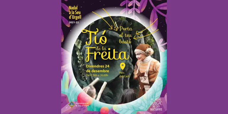 Tot preparat al Bosc Màgic de la Seu d’Urgell per acollir el Tió de la Freita