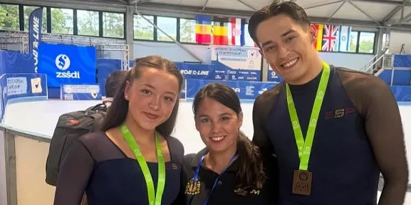 Els patinadors Joan Jardí i Lucia Camarillo representaran al CP Torredembarra en el Campionat del Món a la Xina