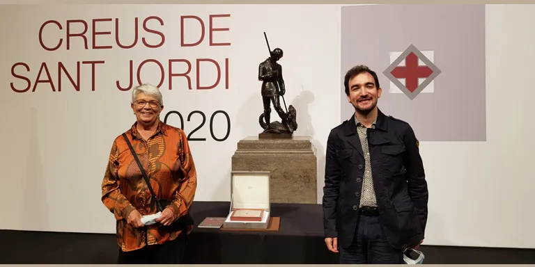 L'Orfeó Nova Solsona recull la Creu de Sant Jordi
