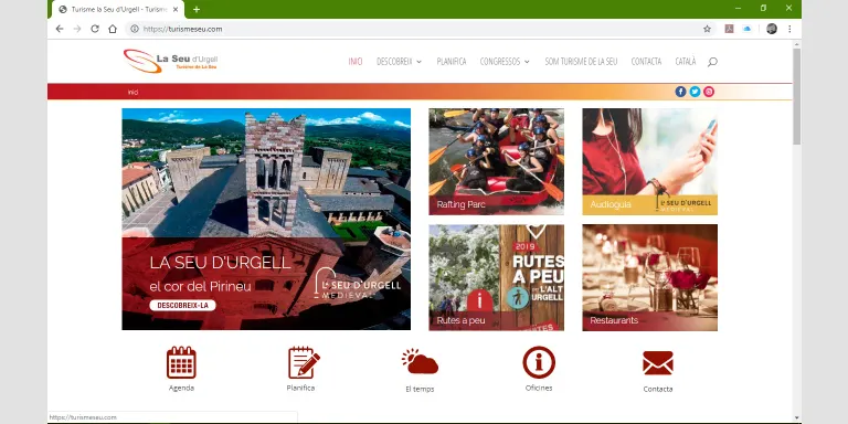 Turisme Seu incorpora un servei d'audioguia al nou web, més intuïtiu i dinàmic