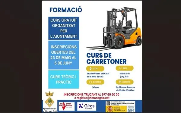 Foto: Ajuntament de La Riera de Gaià