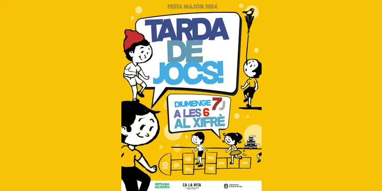 Els més petits tenen avui una 'Tarda de Jocs' al pati del Xifré