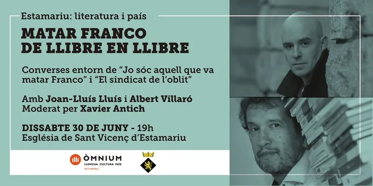 Joan-Lluís Lluís, Albert Villaró i Xavier Antich comparteixen conversa a Estamariu