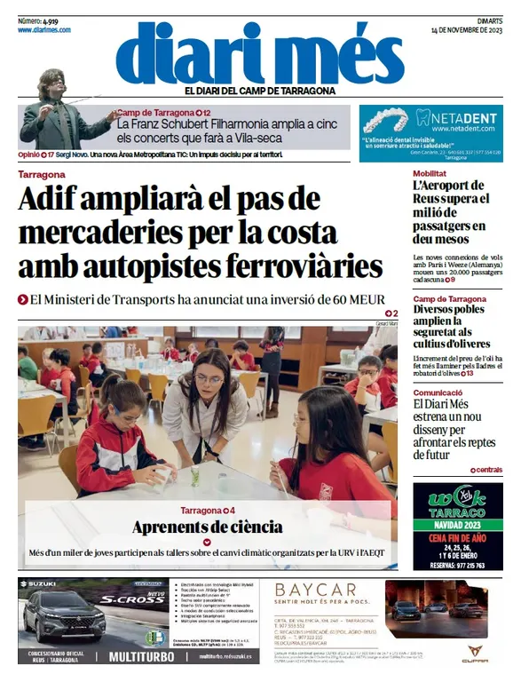 Cop d'ull als diaris d'aquest dimarts 14 de novembre