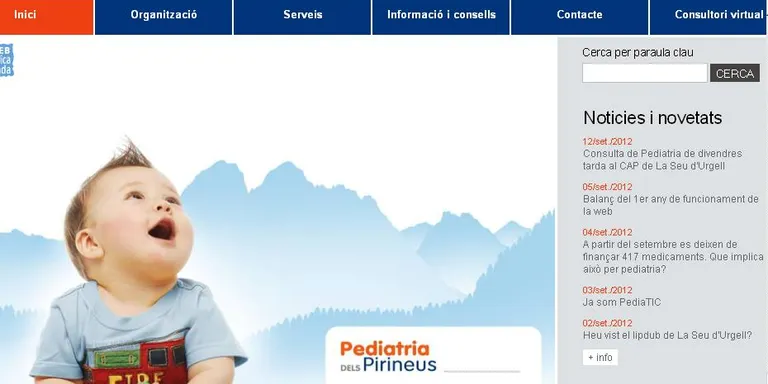 Balanç positiu de la web de Pediatria dels Pirineus en el seu primer any de funcionament