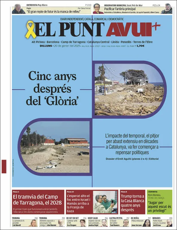 Cop d'ull als diaris d'aquest dilluns 20 de gener