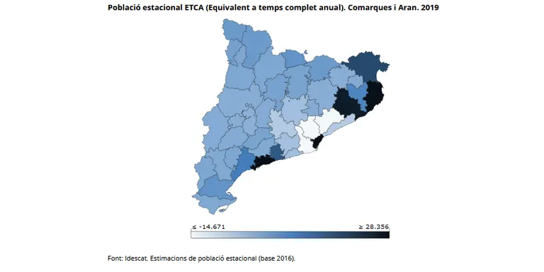 El Pallars Sobirà, la comarca catalana amb més població estacional en proporció al nombre d'habitants