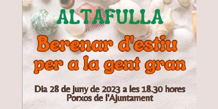 L'Ajuntament d'Altafulla reuneix la gent gran de la vila amb els voluntaris i monitors d'activitats en un berenar informal