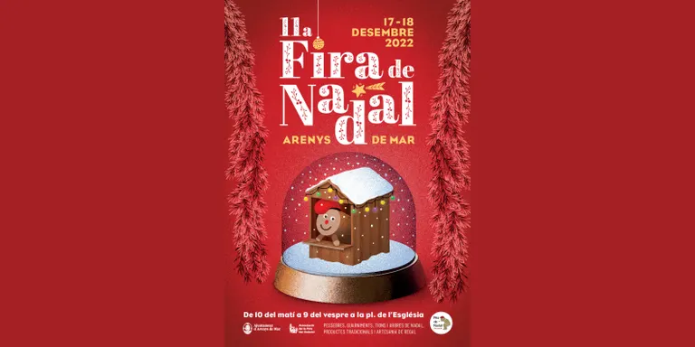 La plaça de l'Església acull la Fira de Nadal aquest cap de setmana
