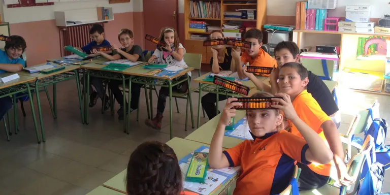 Alumnes de l'Escola Albert Vives segueixen el programa ALOHA Mental Arithmetic