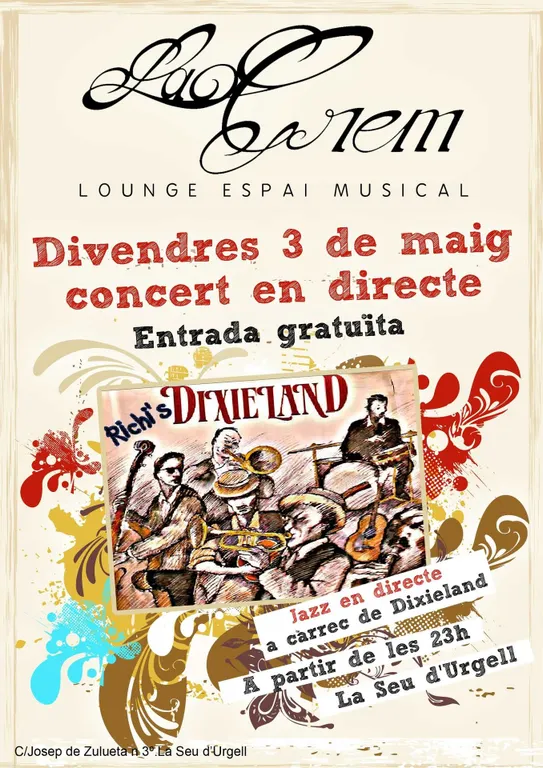 Concert a la Seu de la nova formació urgellenca Richi's Dixie Band