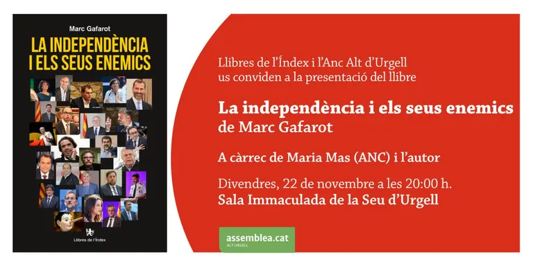 Presentació a la Seu d'Urgell del llibre 'La independència i els seus enemics'