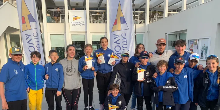 Gran resultat de l'equip d'Optimist del Club Nàutic Cambrils a la Christmas Meeting del Club Nàutic Vilanova