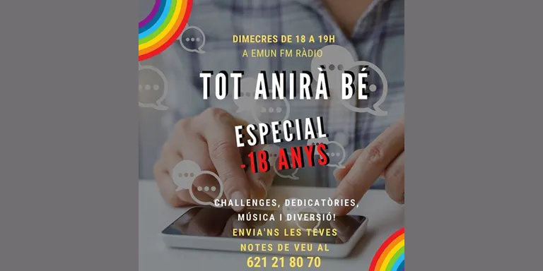 Comença el programa “Tot anirà bé sub-18” d'EMUN FM adreçat als infants i joves