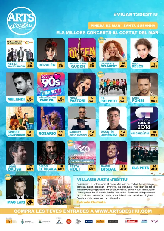 Comença Arts d'Estiu al nou Espai Marítim amb 21 actuacions de primer nivell
