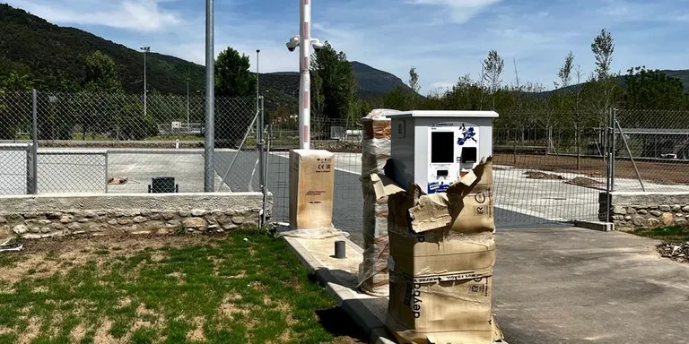 La nova àrea d'autocaravanes de la Seu d'Urgell, a punt per entrar en funcionament