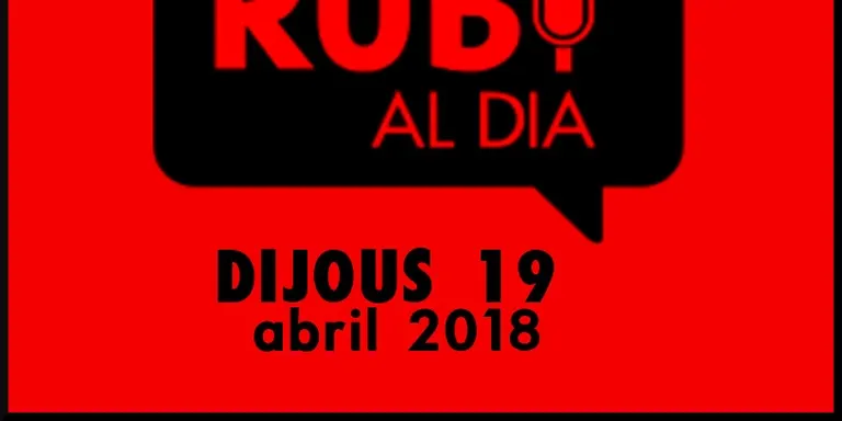 RUBÍ AL DIA dijous 19 ABRIL 2018