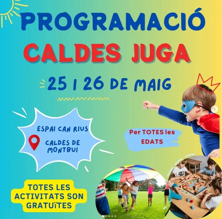 Les activitats familiars omplen el cap de setmana amb el Caldes Juga
