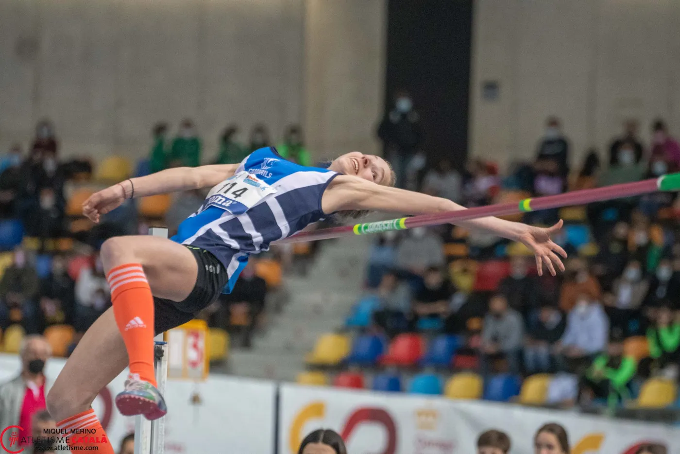Sofia Rubio queda sots campiona d’Espanya S-16 en salt d’alçada