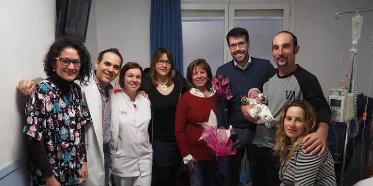 Ahren Font Plana, primer nadó del 2018 al Sant Hospital de la Seu