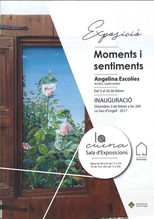 'Moments i sentiments', mostra de pintura d'Angelina Escolies a la Sala la Cuina