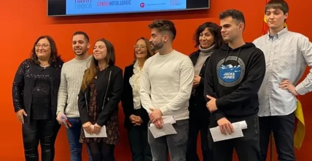 Pol Fuertes, alumne de Fabricació Mecànica de l’institut Manolo Hugué, rep el Premi David pel seu alt rendiment acadèmic