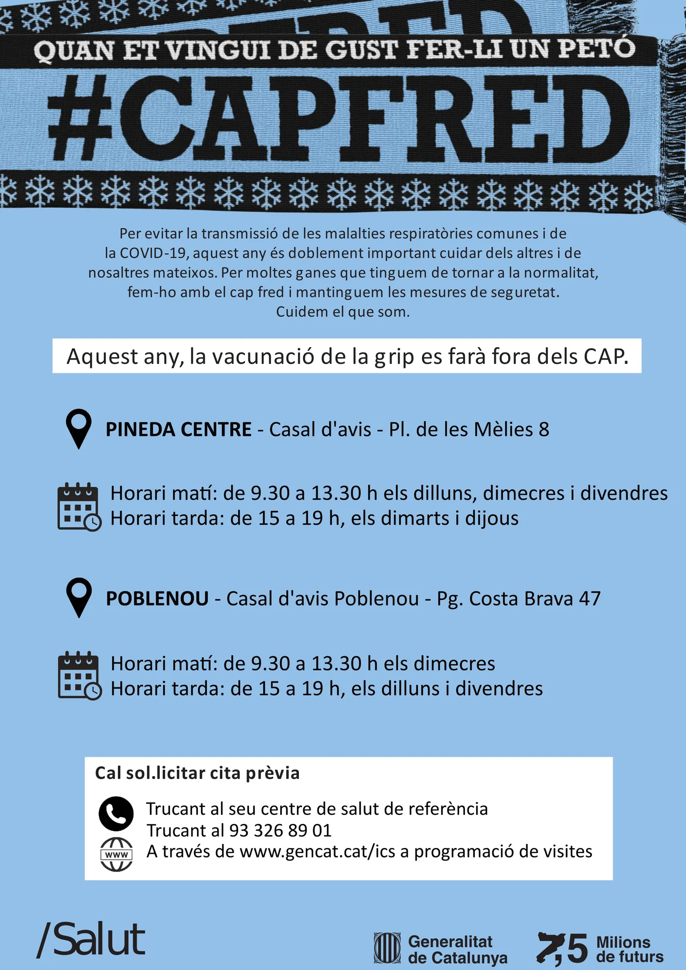 Campanya de vacunació de la grip